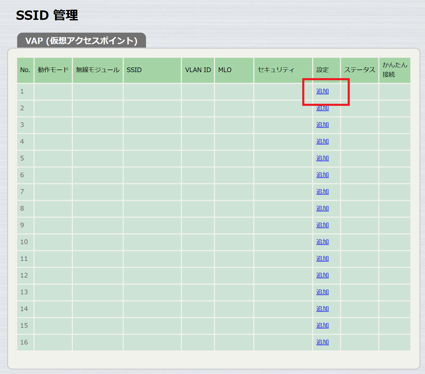 SSID 管理