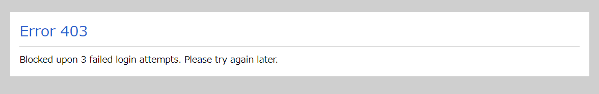 error 403